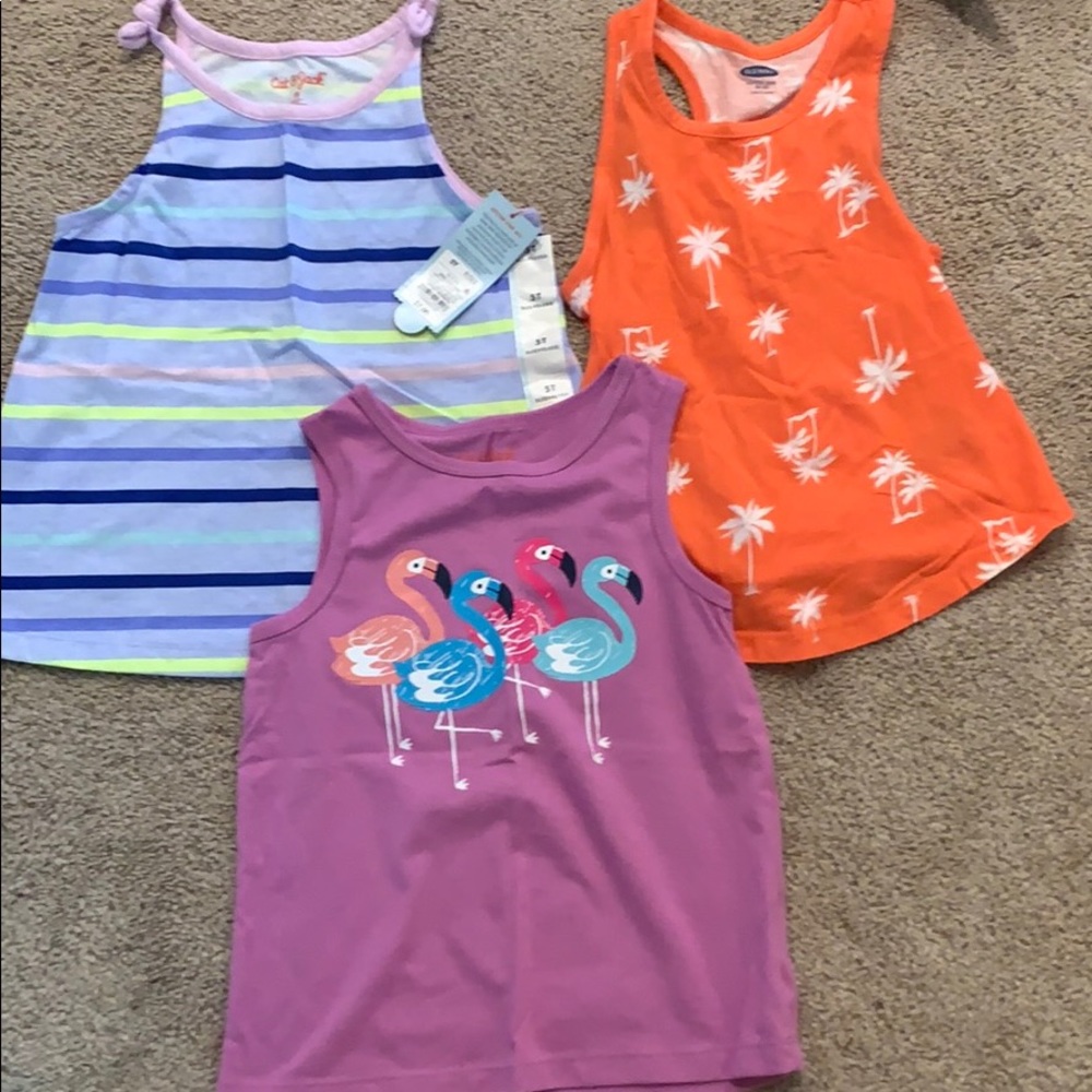 Girls tops size 5T and XS